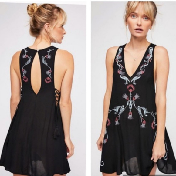 SOLD Free People Adelaide Festival Slip mini Dress - Picture 2 of 8